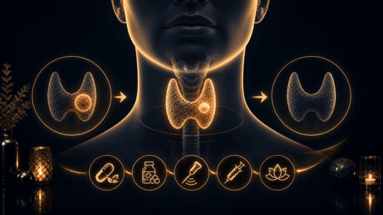 علاج عقد الغدة الدرقية بدون جراحة