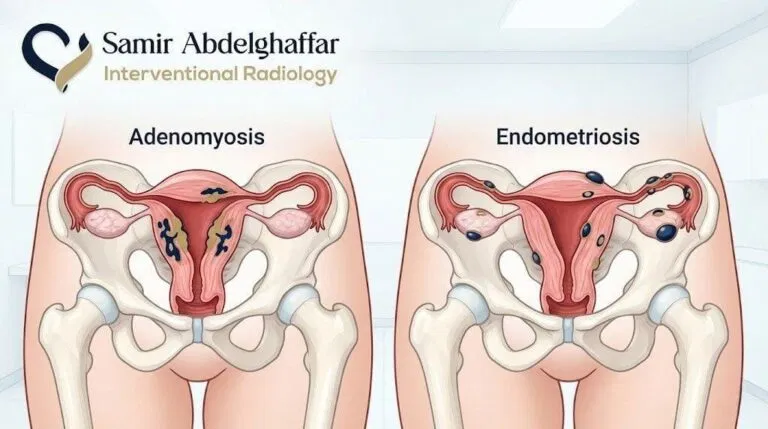 الفرق بين التغدد الرحمي وبطانة الرحم المهاجرة